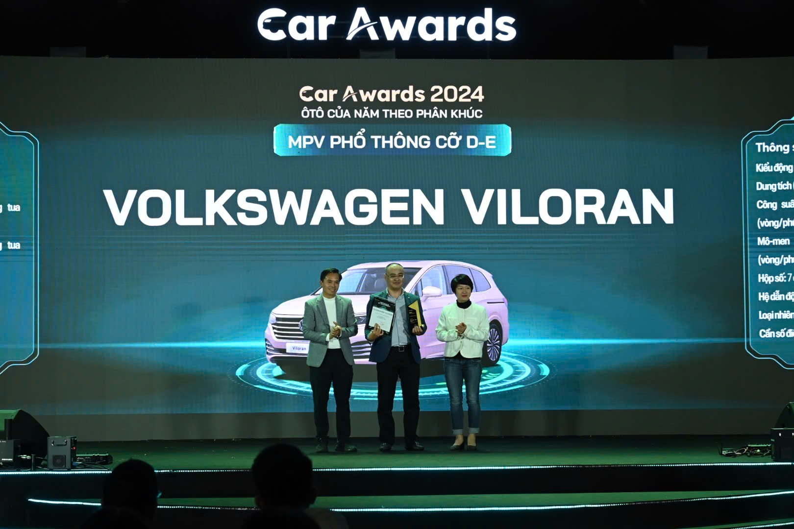 Tin mới từ Volkswagen Nha Trang: Volkswagen Viloran đạt giải thưởng Ô tô của năm 2024 phân khúc MPV thuộc Car Awards 2024